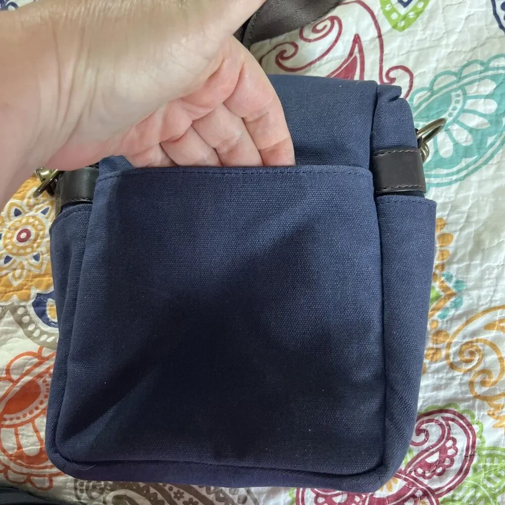 ONA Bond Street Camera Bag Oxford Blue, Wax Canvas